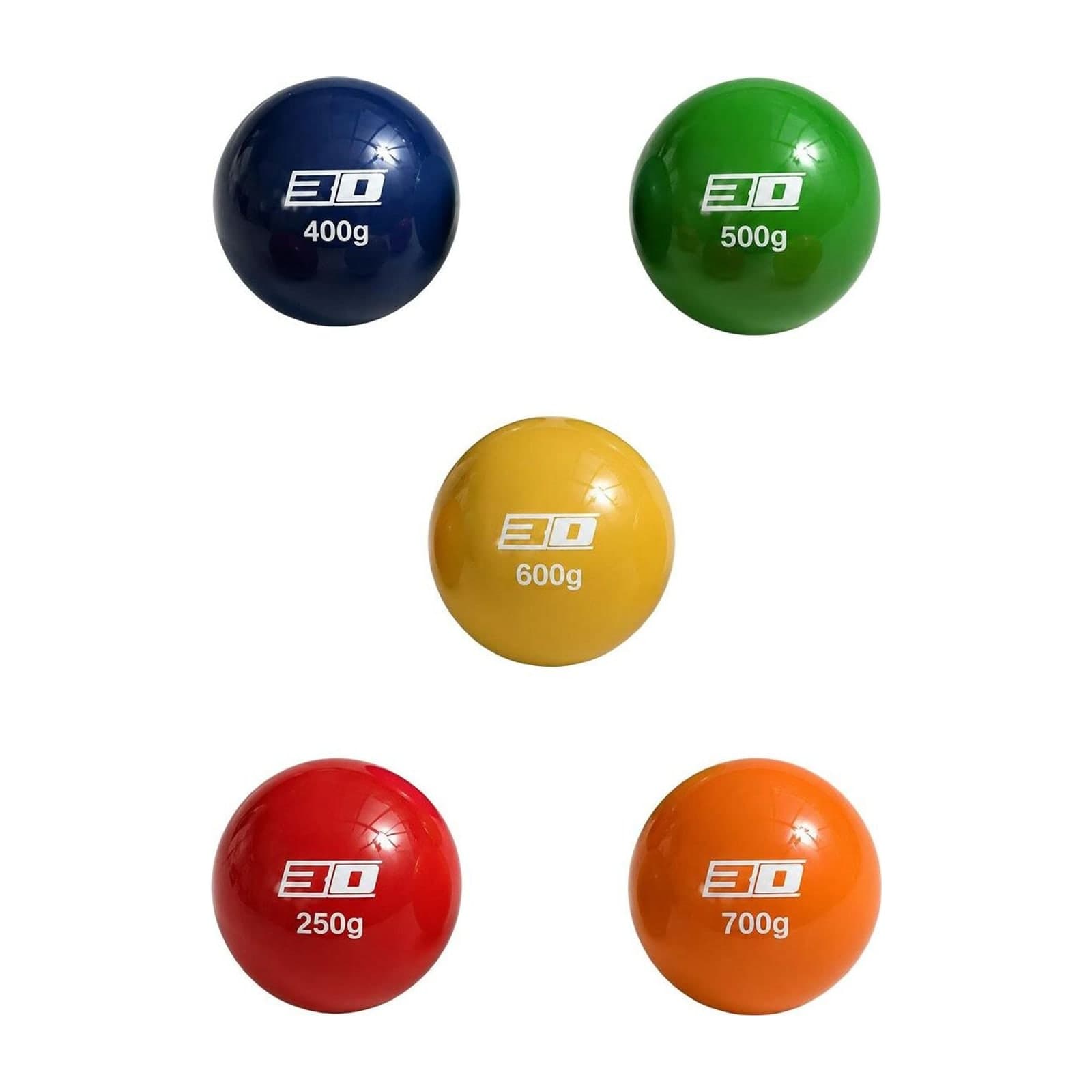 3D Rubber Weighted Training Balls — view 4